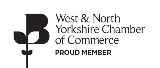 West & North . Yorkshire Chamber of Commerce proud member badge